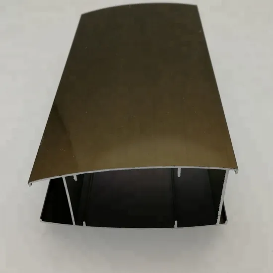 OEM Electrophoresis Sliding Wardrobe Door Aluminum Profiles