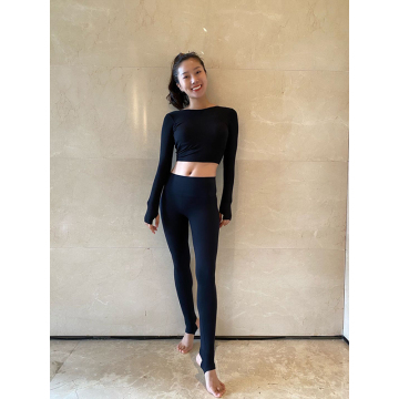 2020 New Arrivals Women High Elastic 2 Piece Slim Fit Fitness Yoga Active Wear Set