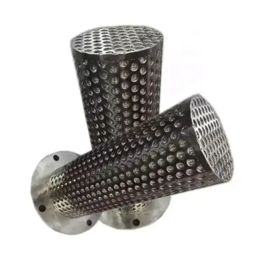 Stainless Steel Welded Perforated Round Tube Exhaust Pipe Filter Element