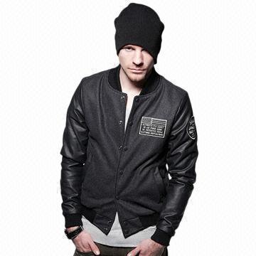 Men's Fashionable Varsity Letterman Jacket