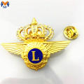 Metal Craft Customized Gold Plated Pin Badge