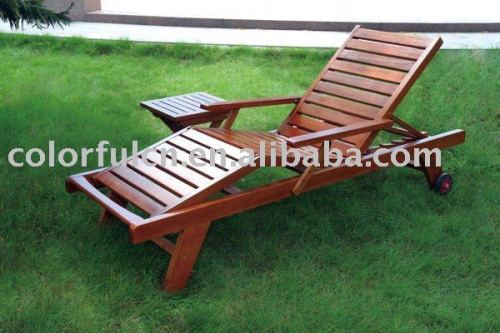 wood sunbed DH-1056