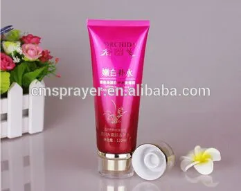 plastic cosmetic tubes wholesale with octagonal cap
