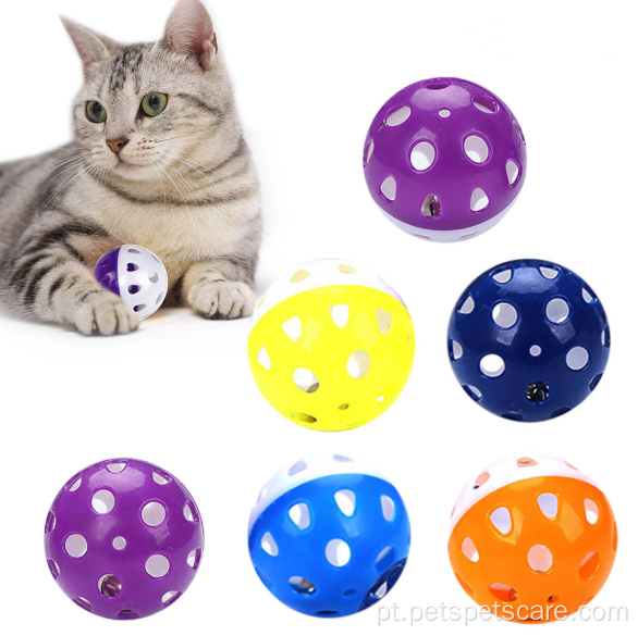 Brinquedo de gato de bola de plástico oca de alta qualidade que vende a quente