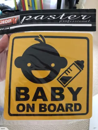 Custom Mama in car Magnet Sticker