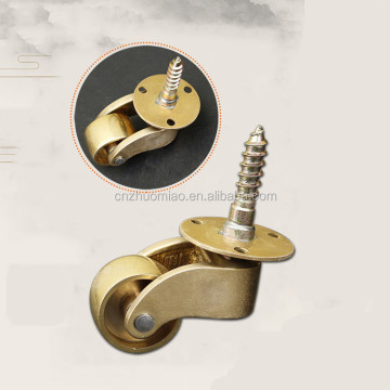 stem brass furniture casters