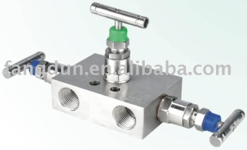 3 way manifold valve,instrumentation valve ,instrumentation manifolds,gauge manifold