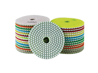 Diamante bianco bagnato lucidatura Pad