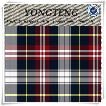 New style polyester cotton yarn dyed fabric,shirt fabric