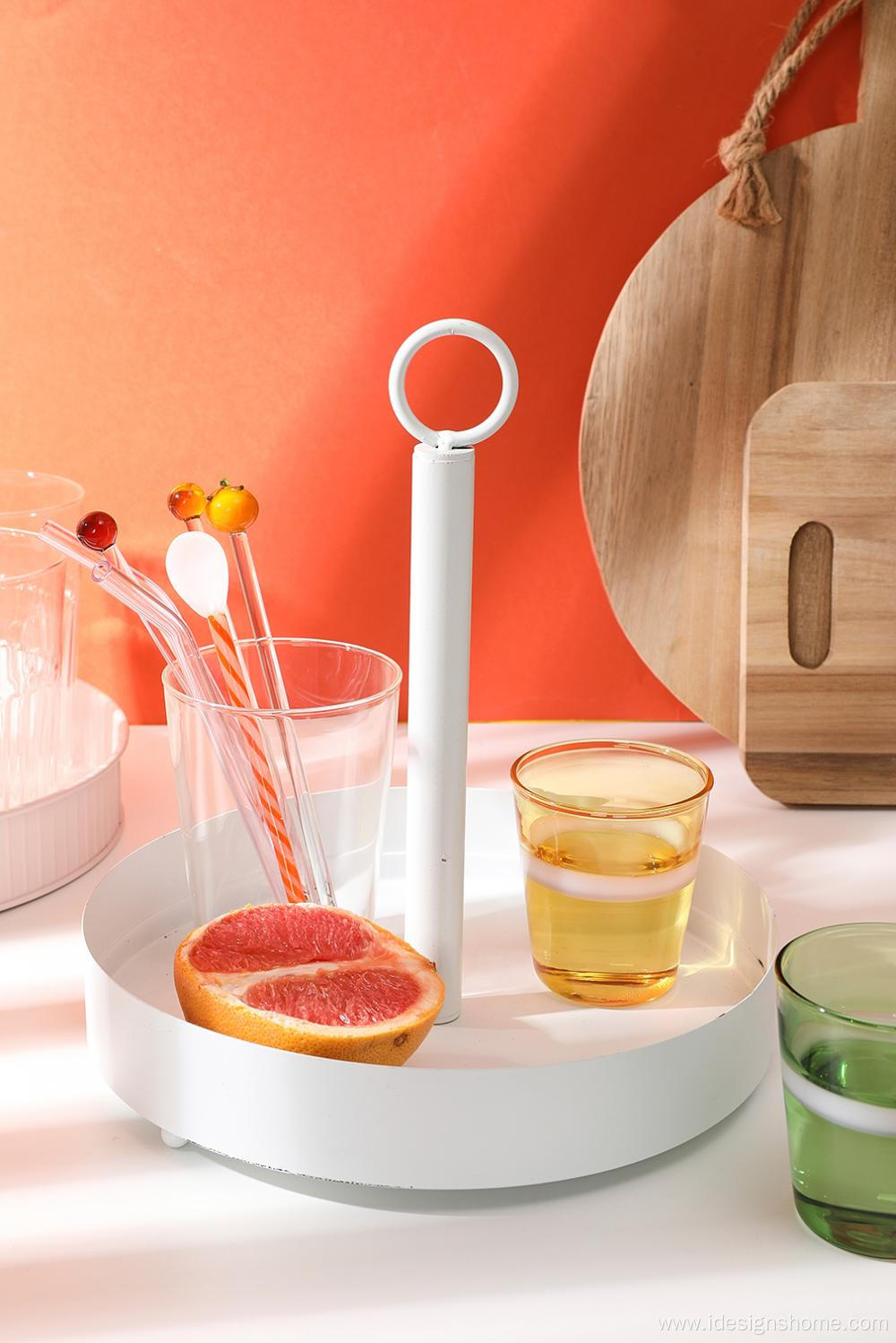 Style Round Glass Tray