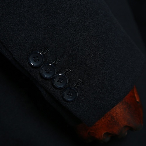 Premium Men's Long Wool Cashmere Winter Coat
