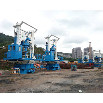 Air-operated circulation drilling machinery