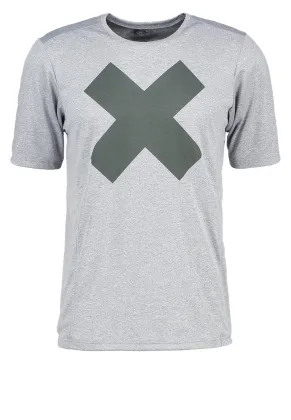 Men's gray T-shirt casual sportswear