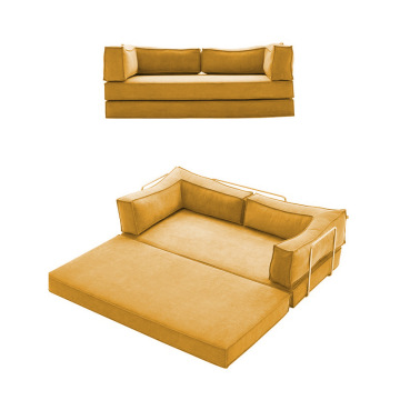 Compact Foldable Telescopic Sofa-Bed for Small Apartments
