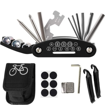 16-IN-1 Mountain Bike Maintenance Tool Tyre Repair Screwdriver Set - Cheap Price Bicycle Repair Kit
