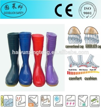 Anti-Slip Men's PVC Working Gumboots PVC Safety Gumboots