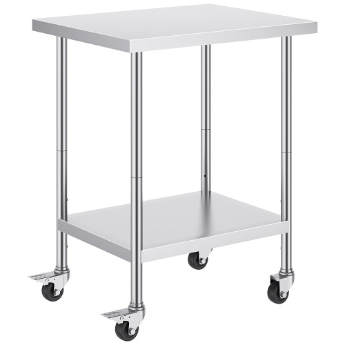 mobile stainless steel work table Stainless steel kitchen work tables on wheels Manufactory