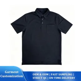 Black Quick Dry Multi Pocket Polo Shirt