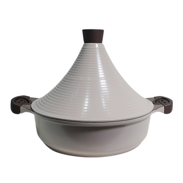 Enamelled Cast Iron Taji Pot Soup & Stock Pots with Durable Enamel Coating