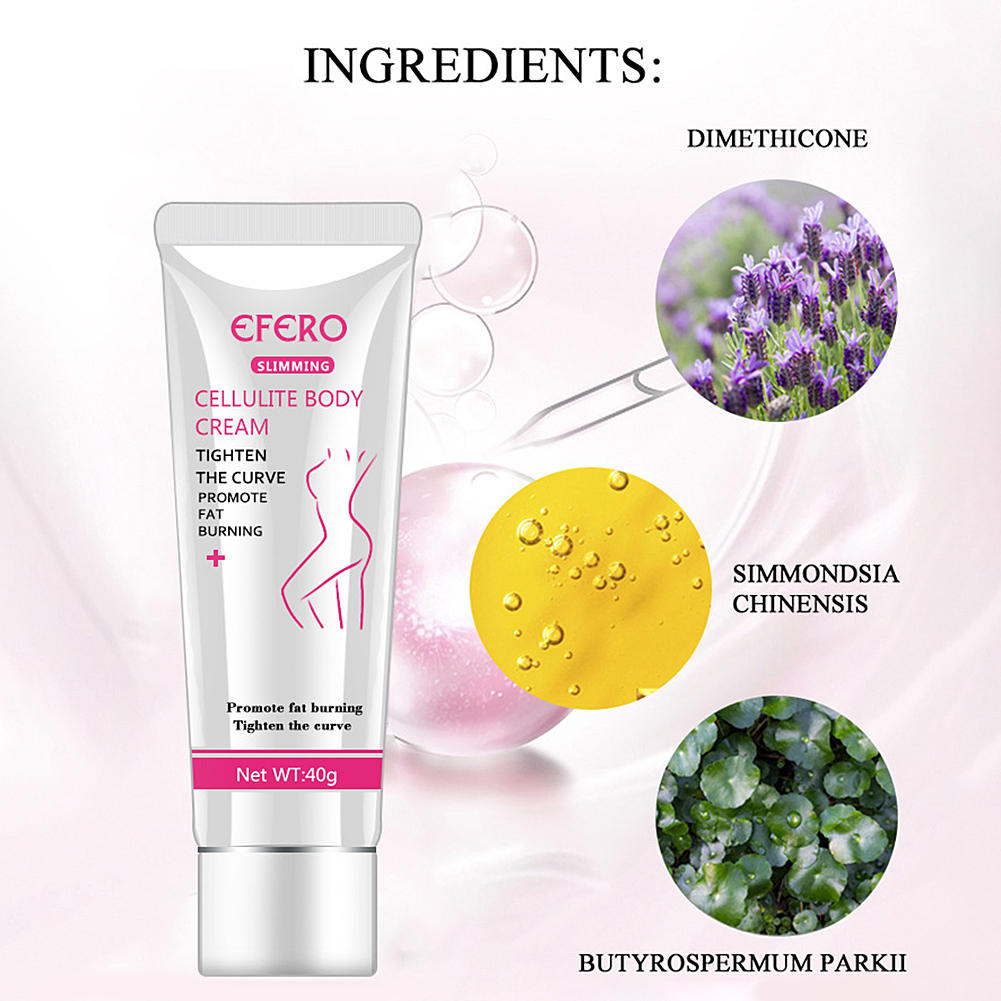 EFERO Slimming Cream Lose Weight Burning Fat Leg Waist Thinning Body Shape Gel Anti Cellulite Massage Cream Fat Burn Leg Body