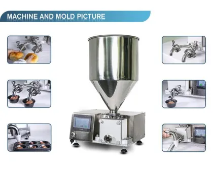 Mini Unifiller Chocolate Mousse Cake Filling and Cupcake Depositor Machine