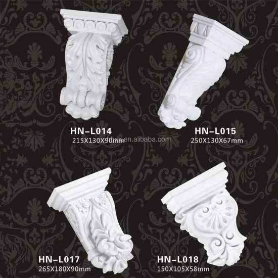 PU Corbel Mouldings: Polyurethane Material Decorative Elements