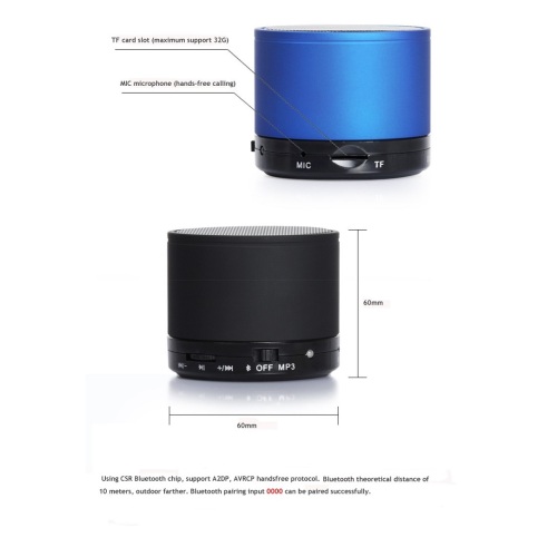 Wireless Mini Speaker Support IOS Android Smartphone