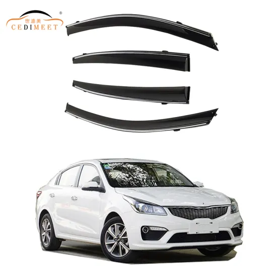Factory Sale Auto Accessories for KIA K2 2017: Window Deflectors, Vents, and Rain Guards