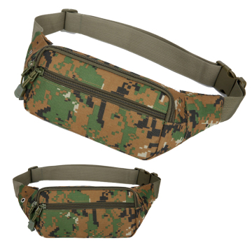 Pacote de cintura camuflagem para acampamento militar, caminhada