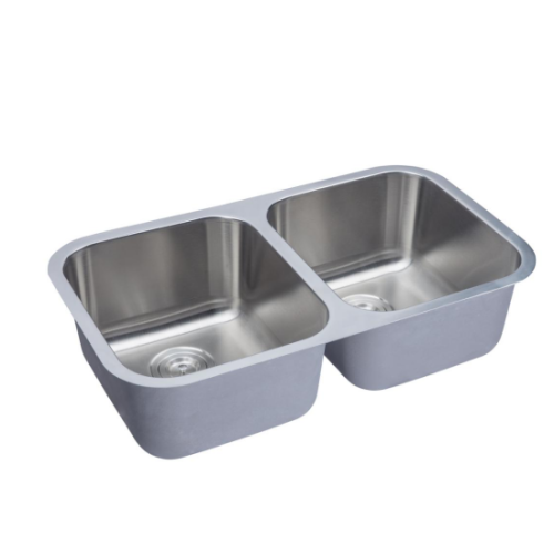 Undermount 50/50 Chậu bếp bằng thép không gỉ Double Bowl