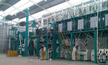 100 ton per day maize/corn flour milling machine