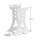 Office Furniture Accessories Metal CPU Holder