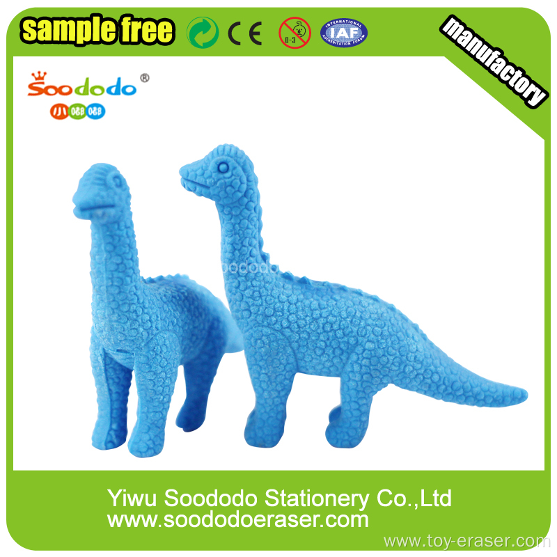 Blue Dinosaur Shaped Eraser,Animal Mini Promotion toy