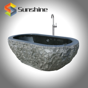 Absolute Black Granite Shanxi Black Granite Oval Bathtubs