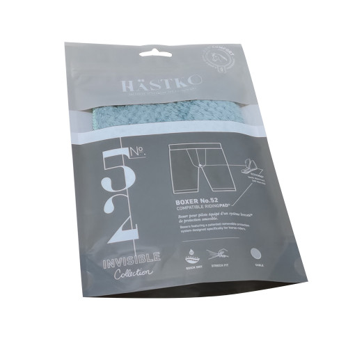 Eco-friendly clothes stand up packaging bag
