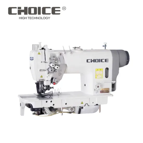 GOLDEN CHOICE GC8728D Direct Drive Side Cutter Double Needle Lockstitch Sewing Machine