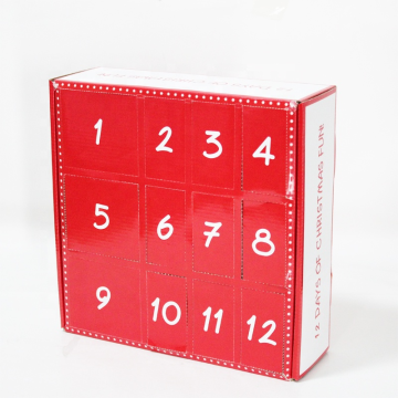 Wholesale Cheap Cardboard Advent Calendar Christmas Box