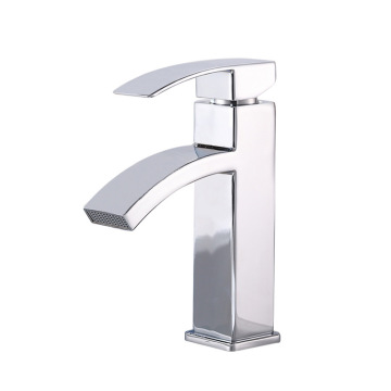 Bathroom Sink Tap Factory Supplier: Deck Mounted Chrome Single Handle Faucet