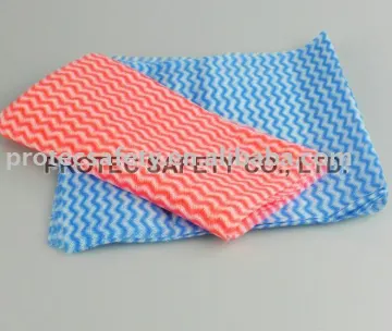 Disposable Spun-laced cleaning wipe in rolls