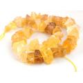 Perles brutes naturelles de citrine brute, non polies