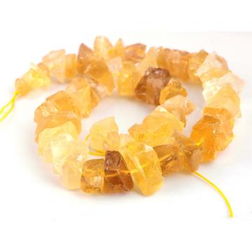 Natural Raw Rough Citrine Beads no polished