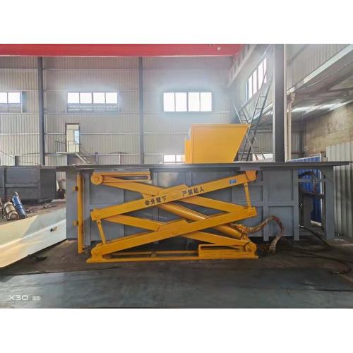 Lifting platform freight elevator