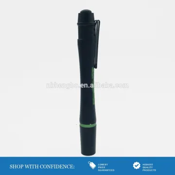 pen shaped clip light 5 inches printed 0.5w led flash light