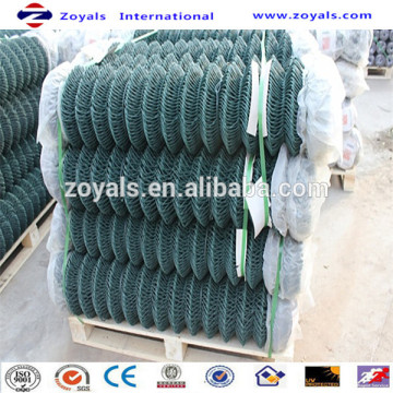PVC chain link mesh roll also called vinyl coated chain link mesh