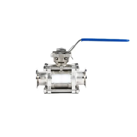 SS304/SS316L Tri-Clamped 3PCS 1000psi Ball Valve