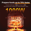 Electric Pressure Cooker With Knob Control Panel