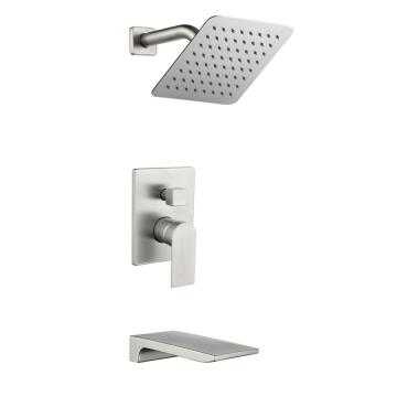 SHAMANDA Brushed Nickel Shower Faucet Set