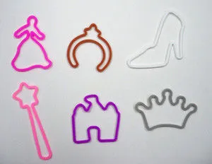 High Flexible Colorful Princess Pattern Silicone Silly Band For Girl