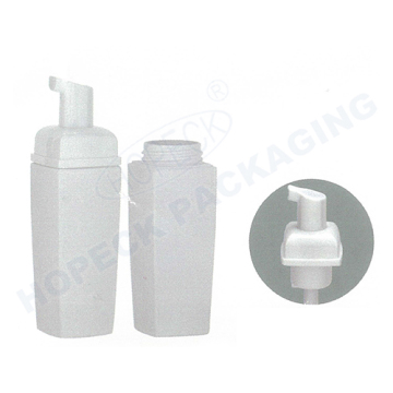 65ml square shape plastic foaming pump bottle