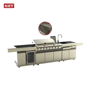 Hot Product Propane Gas BBQ Grill Outdoor Kitchen with Sink